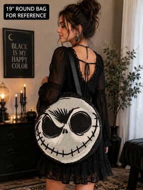 Loungefly Disney Jack Skellington Statement Bag / Luggage. New W Tags Sold Out